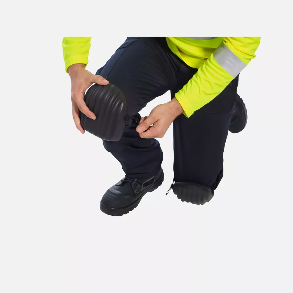 Portwest KP10BKR, High Density Knee Pad, Black, image 2, gallery thumbnail