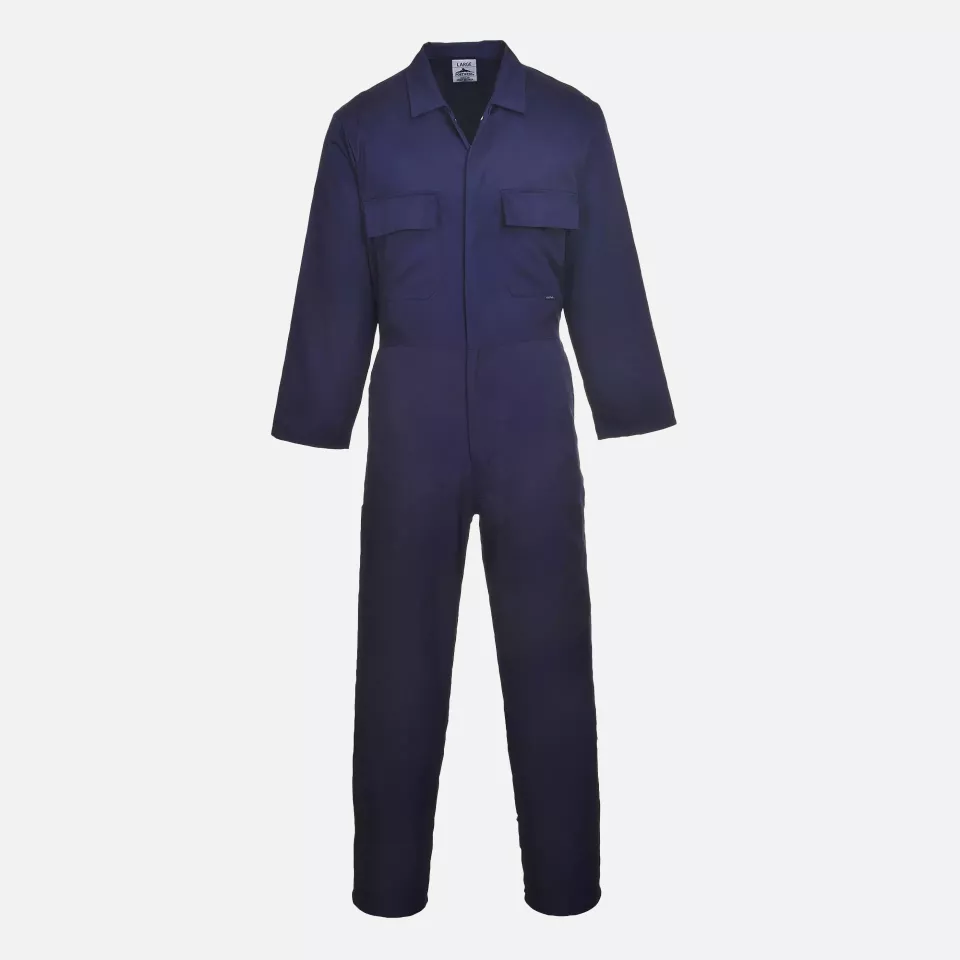 Portwest S999NAT, Euro Work Coverall, Navy Tall, image 1, gallery thumbnail