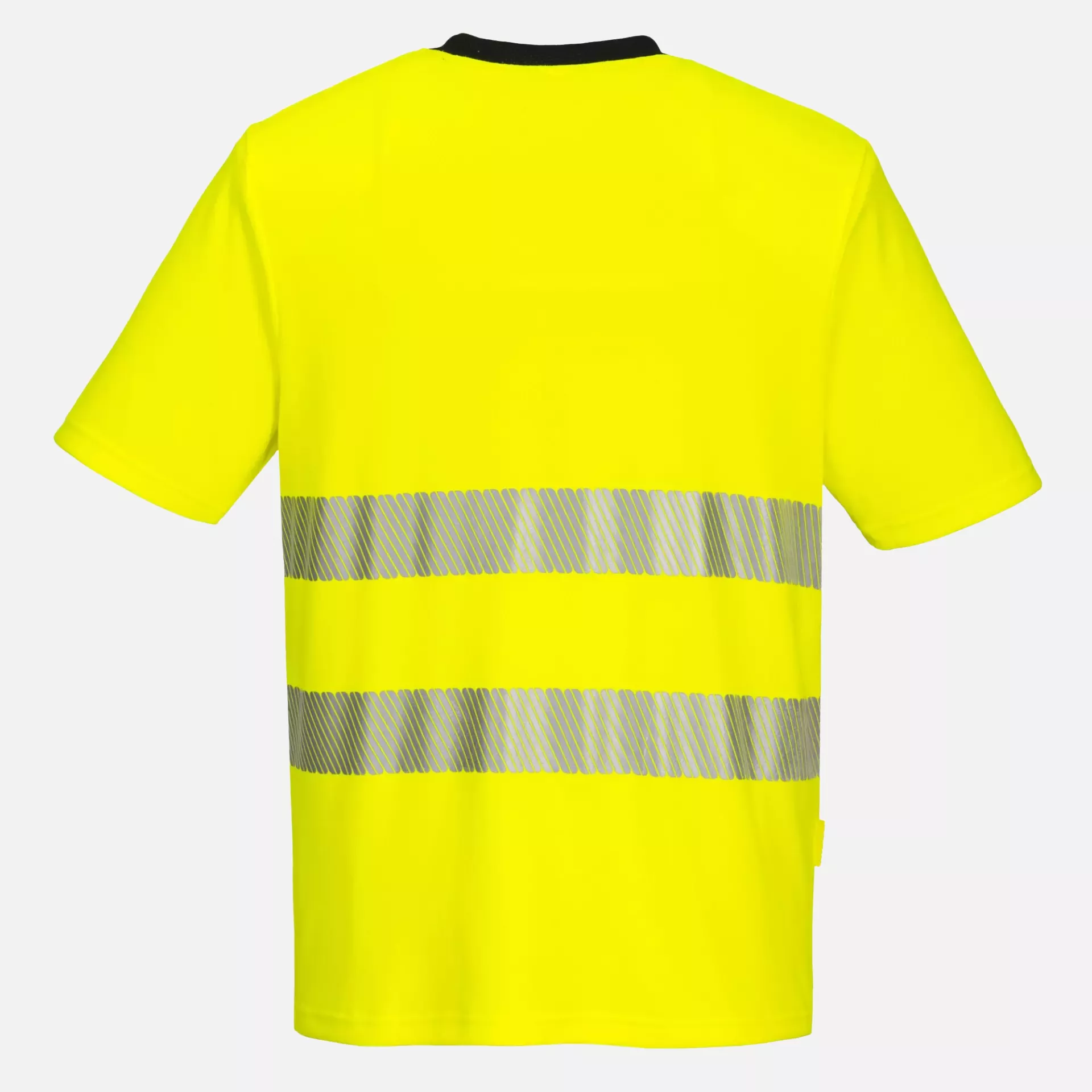 Portwest DX413YBR, DX4 Hi-Vis T-Shirt S/S, Yellow/Black, image 2
