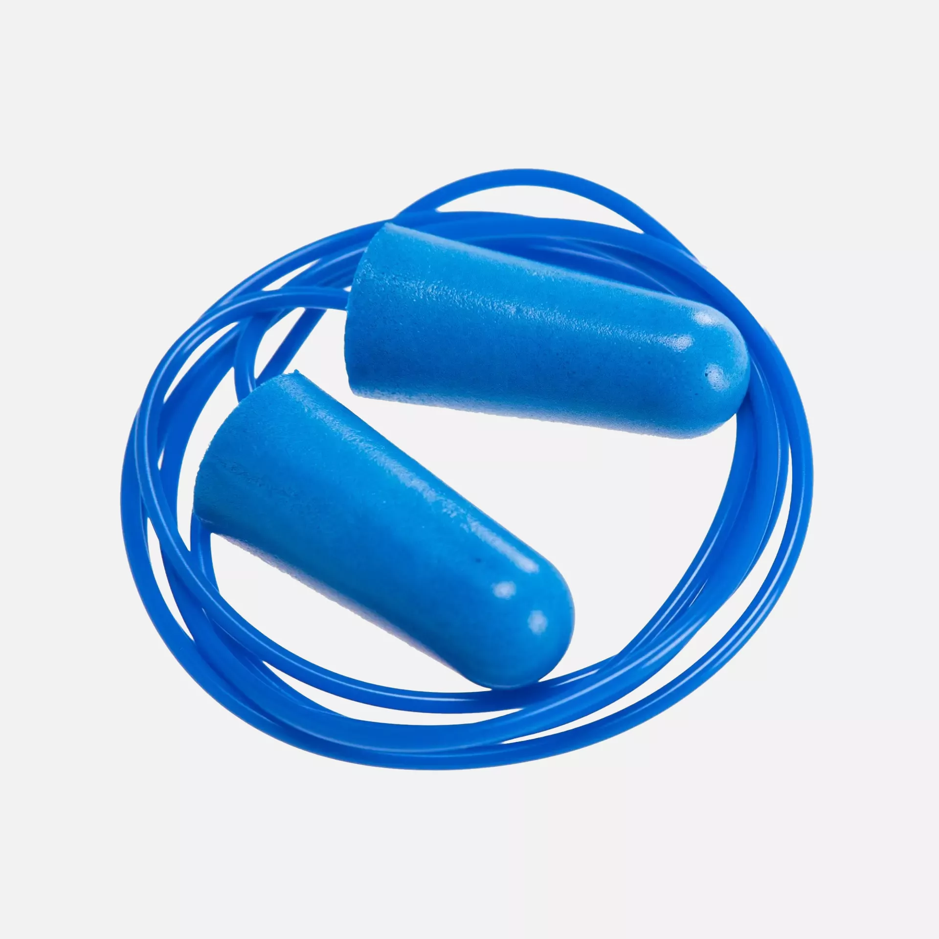 Portwest EP30BLU, Detectable Corded PU Ear Plugs, Blue, image 1