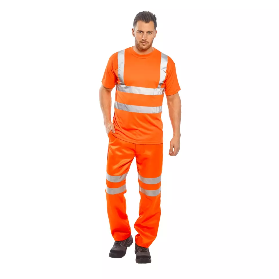 Portwest RT23ORR, Warnschutz T-Shirt Kurzarm, Orange, image 3, gallery thumbnail