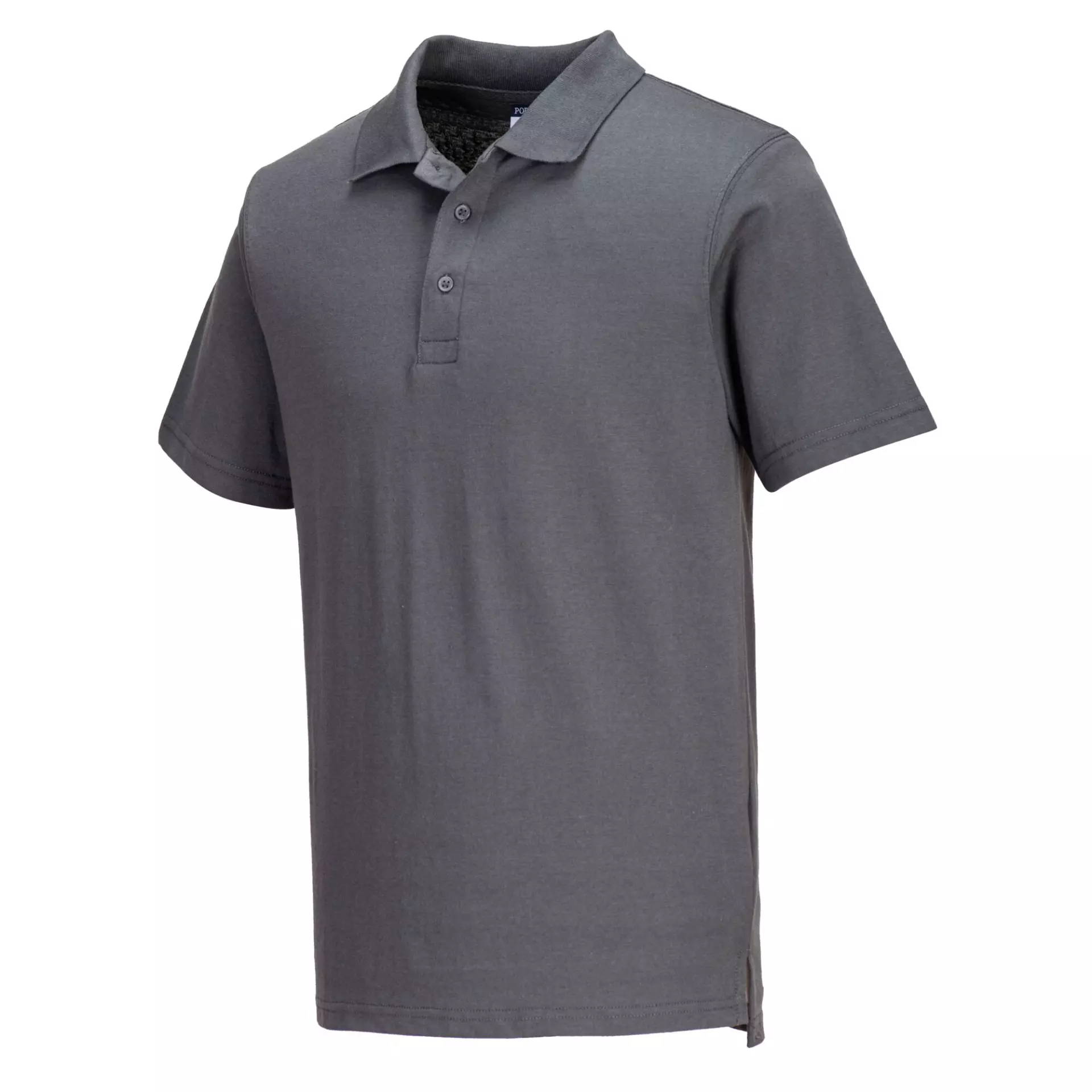 Portwest L210ZOR, Lightweight Jersey Polo Shirt, Zoom Grey, image 3