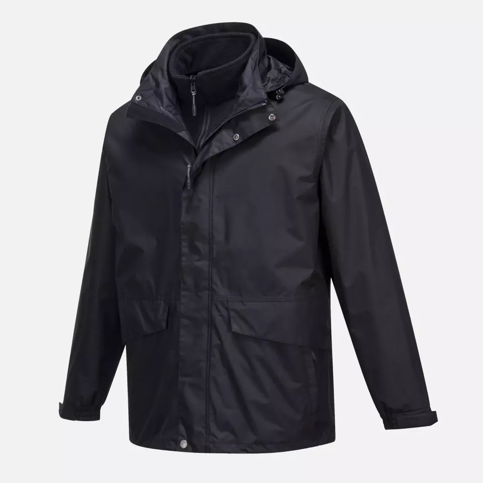 Portwest S507BKR, Argo 3-in-1 Jacket, Black, image 5, gallery thumbnail
