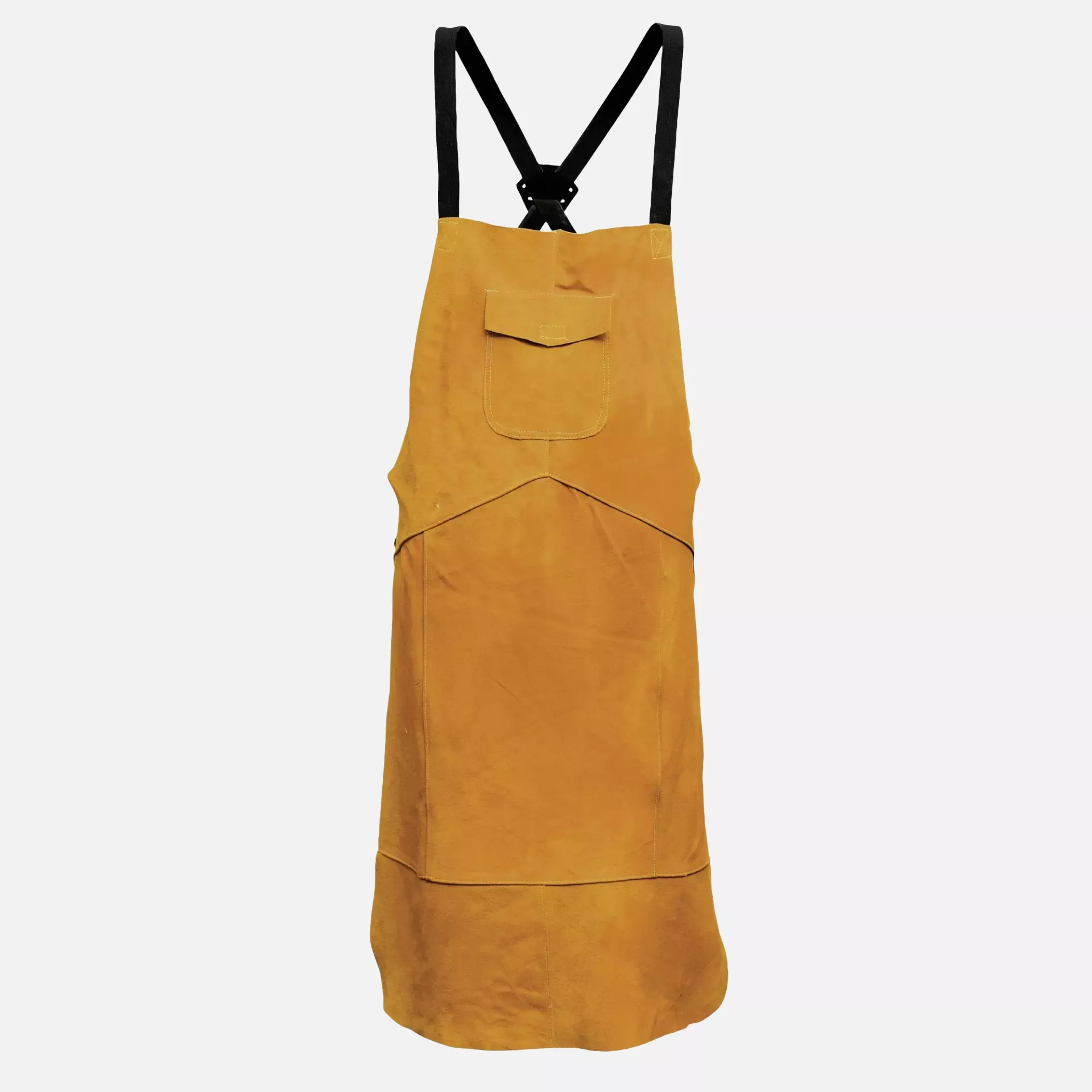 Portwest SW10TAR, FR Leather Welding Apron, Tan, image 1