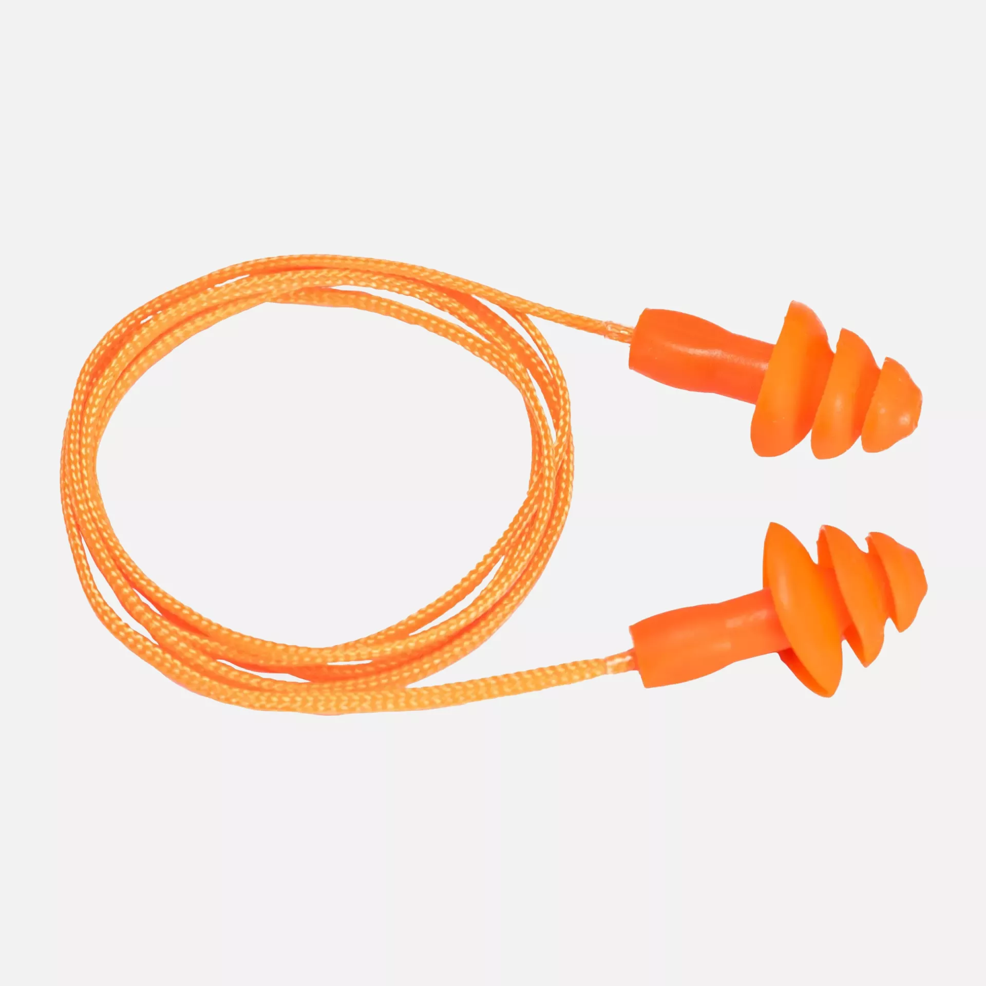 Portwest EP04ORR, Reusable Corded TPR Ear Plugs, Orange, image 1
