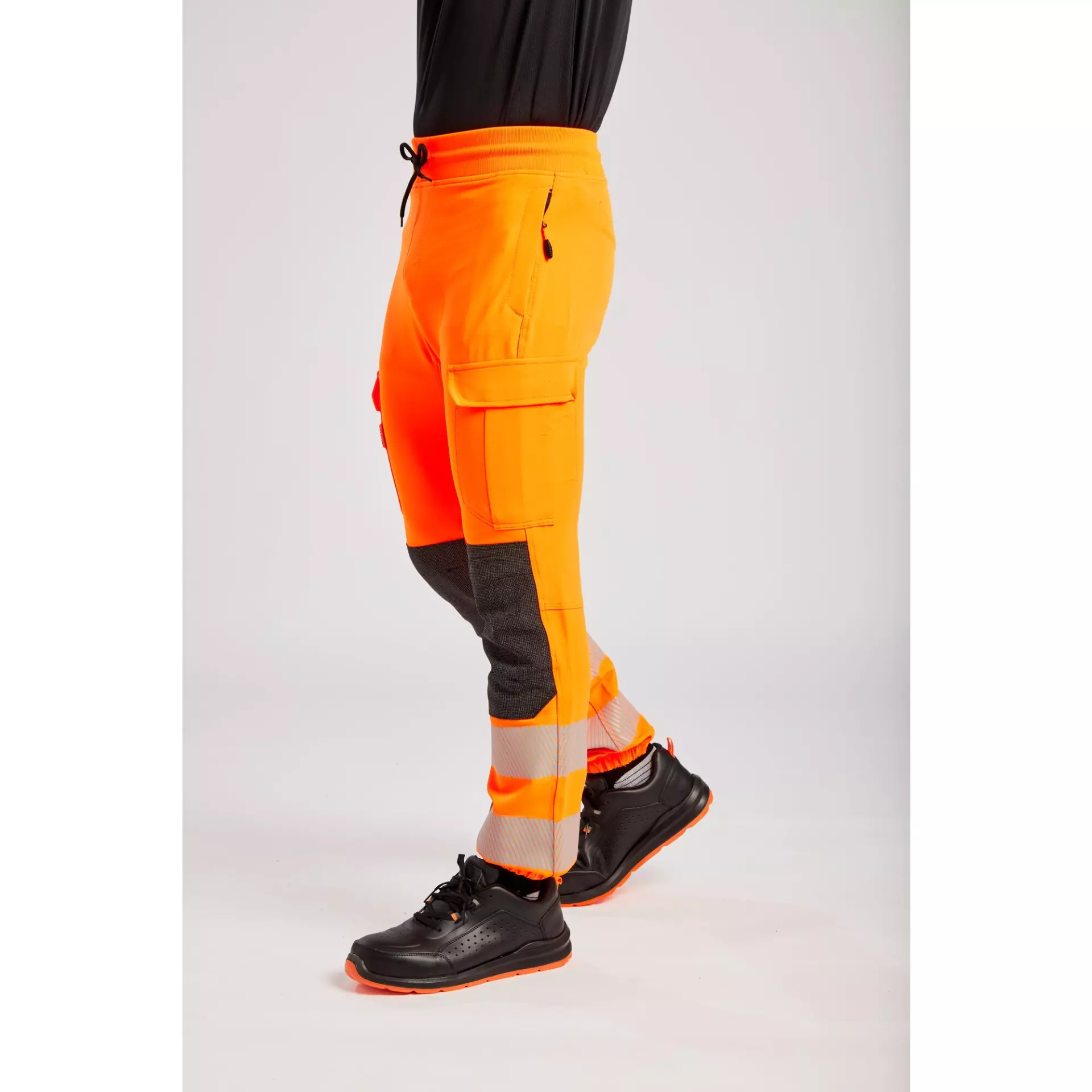 Portwest KX346OBR, PW3 Hi-Vis Flexi Jogger, Orange/Black, image 6