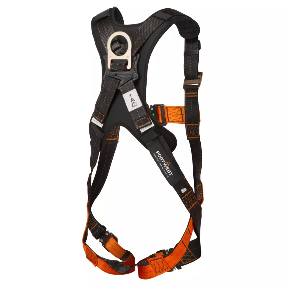 Portwest FP72K1R, Ultra 2-punkts sele, svart/orange, image 2, gallery thumbnail