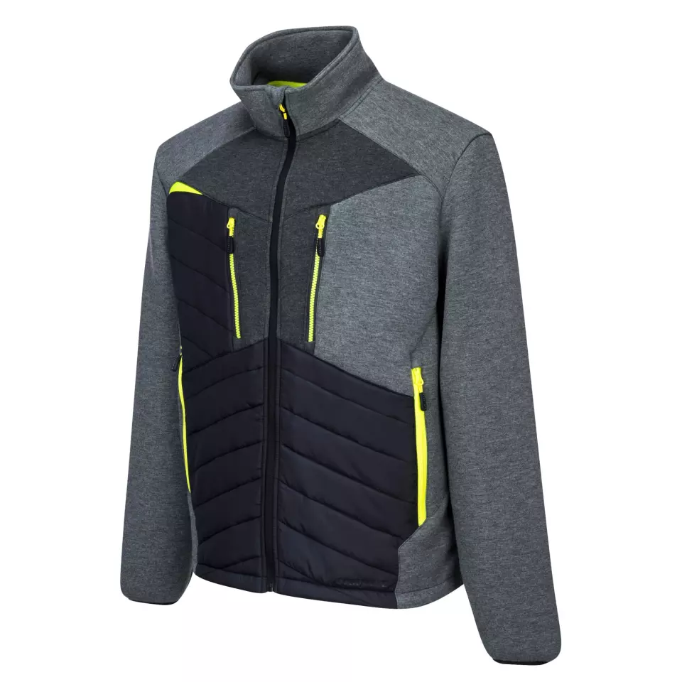 Portwest DX471MGR, DX4 Hybrid Baffle Jacket, Metal Grey, image 4, gallery thumbnail