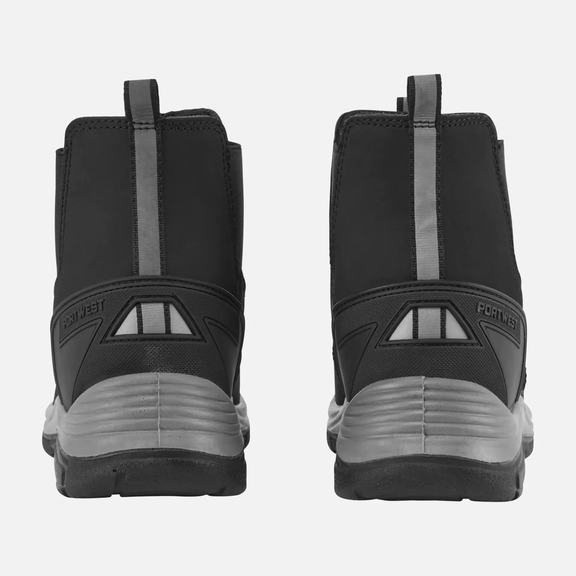 Portwest FV02BGY, Steel Action Nubuk Dealer Stiefel S7 SC FO SR, Schwarz/Grau, image 2