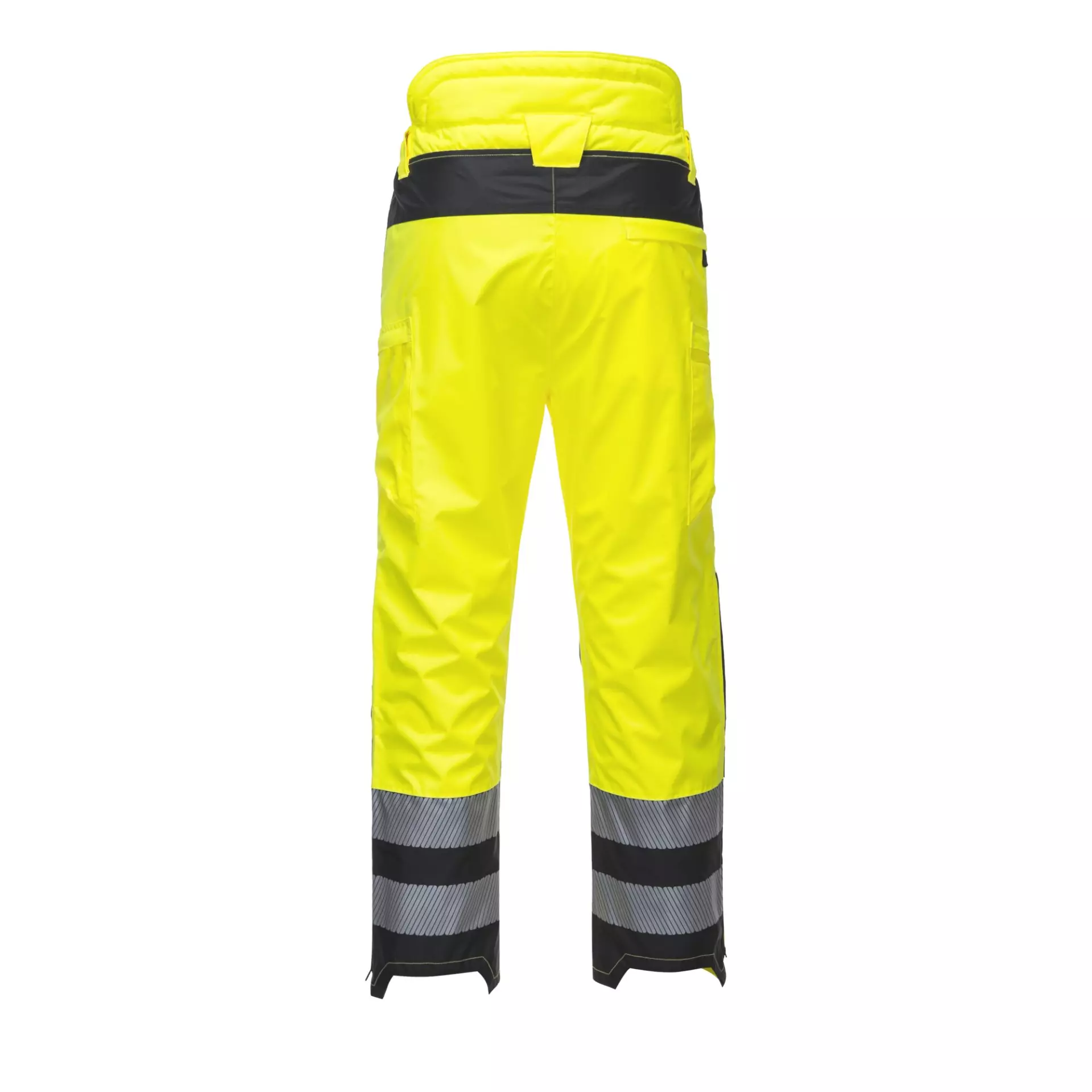 Portwest PW342YBR, PW3 Hi-Vis Extreme Rain Trousers, Yellow/Black, image 2