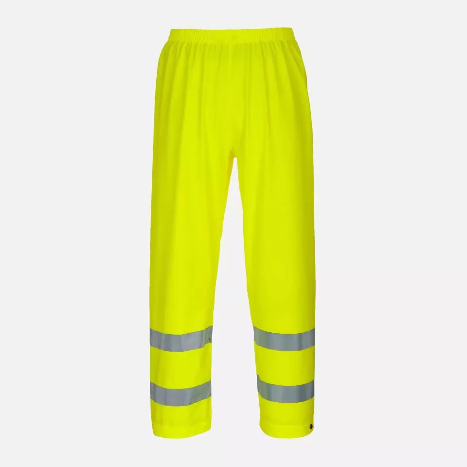 Portwest S493YER, Sealtex Ultra Hi-Vis Rain Trousers, Yellow, image 1, gallery thumbnail