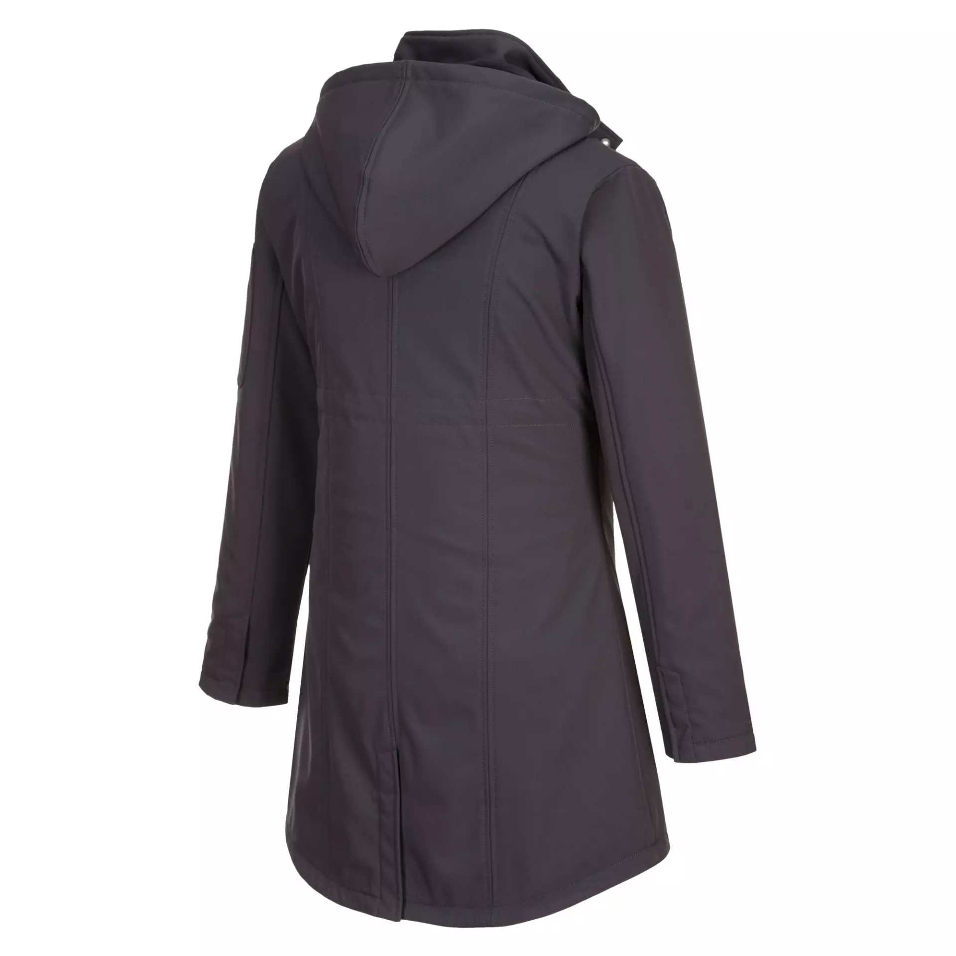 Portwest TK42CGR, Carla Women's Hooded Softshell Jacket (3L), Charcoal Grey, image 3