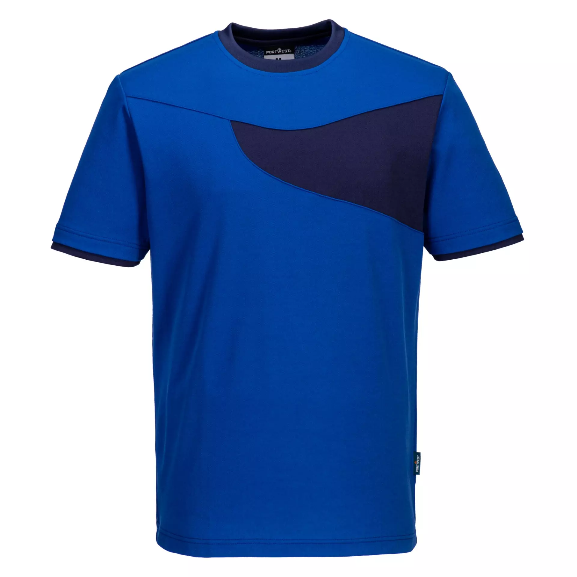 Portwest PW211RNA, PW2 Cotton Comfort T-Shirt S/S, Royal/Navy