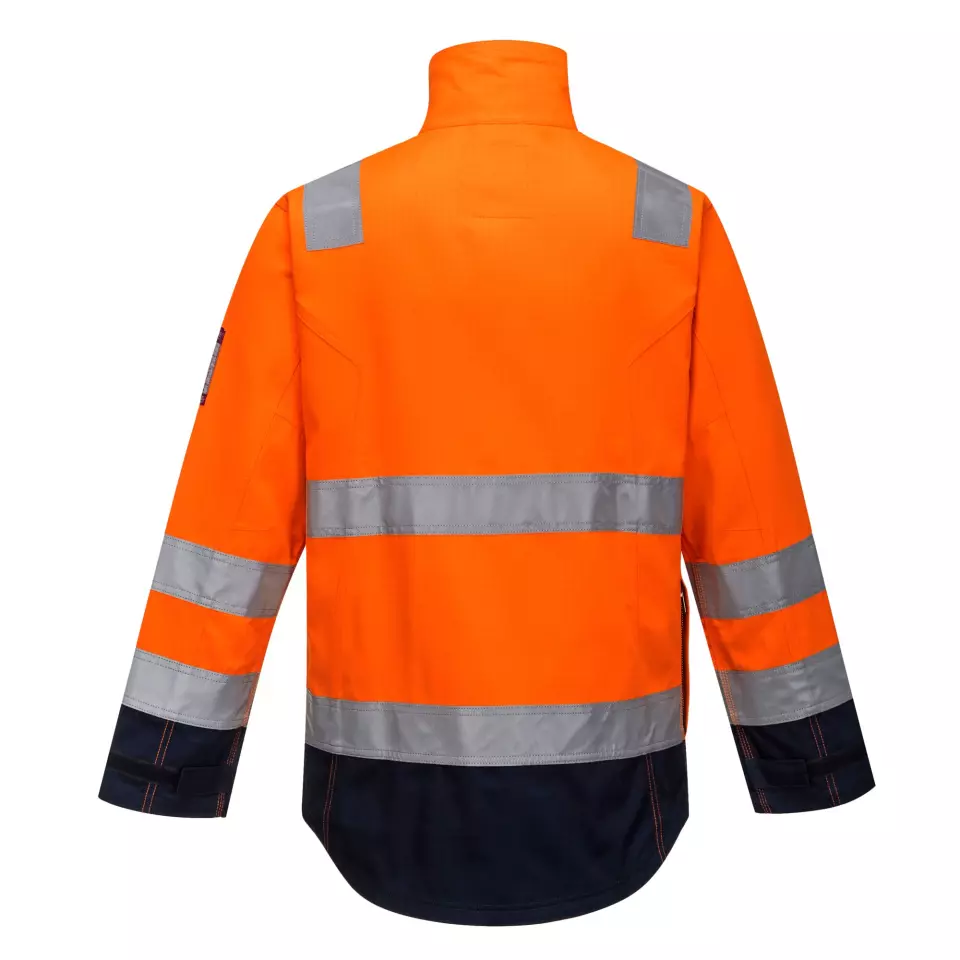 Portwest MV35ONR, Modaflame RIS Orange/Navy Jacket, Orange/Navy, image 2, gallery thumbnail