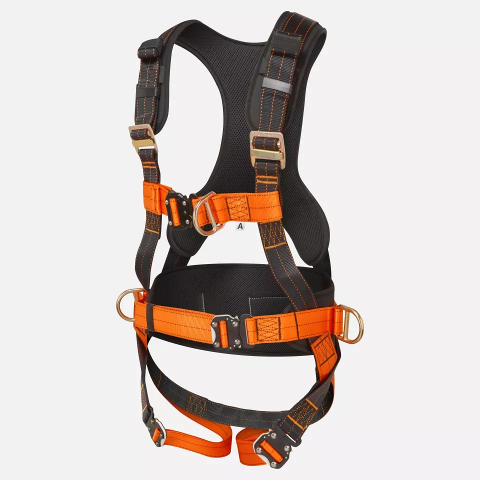 Portwest FP73K1R, Ultra 3 Point Harness, Black/Orange, image 4, gallery thumbnail