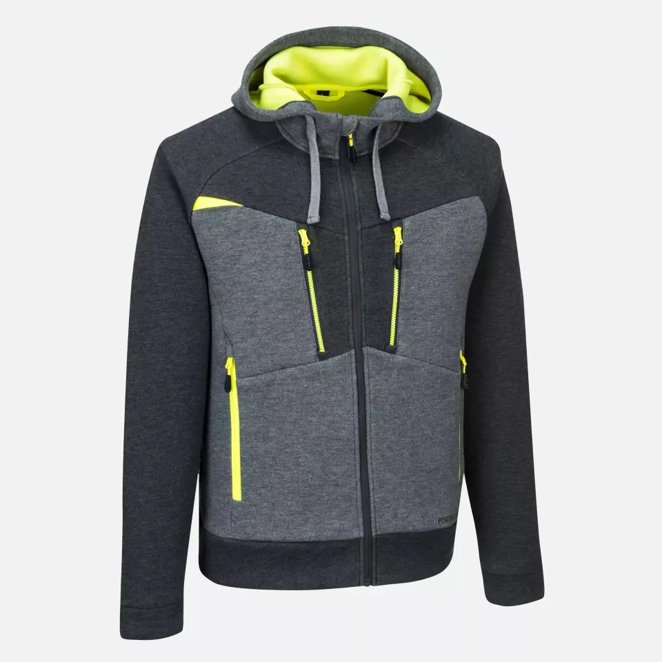 Portwest DX472MGR, DX4 Kapuzenjacke, Metallgrau, image 4, gallery thumbnail