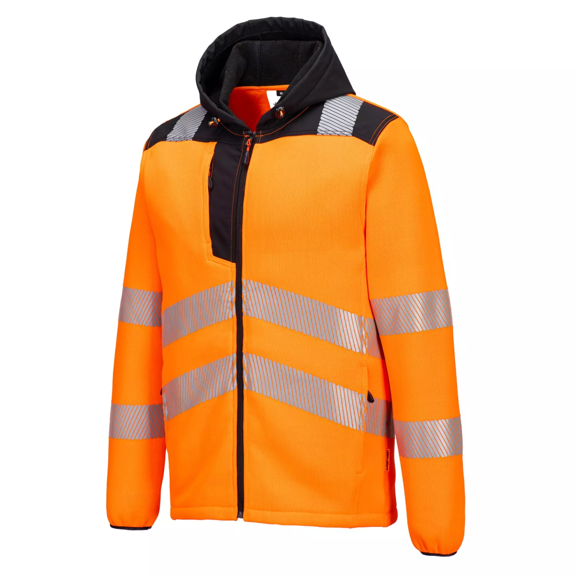 Portwest PW335OBR, Hi-Vis Technical Fleece, Orange/Black, image 4