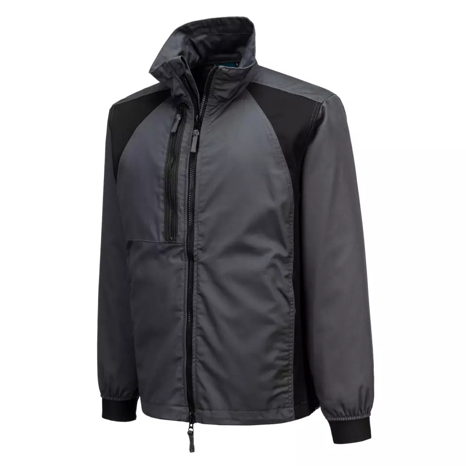 Portwest CD885MGR, WX2 Eco Stretch Work Jacket, Metal Grey, image 3, gallery thumbnail