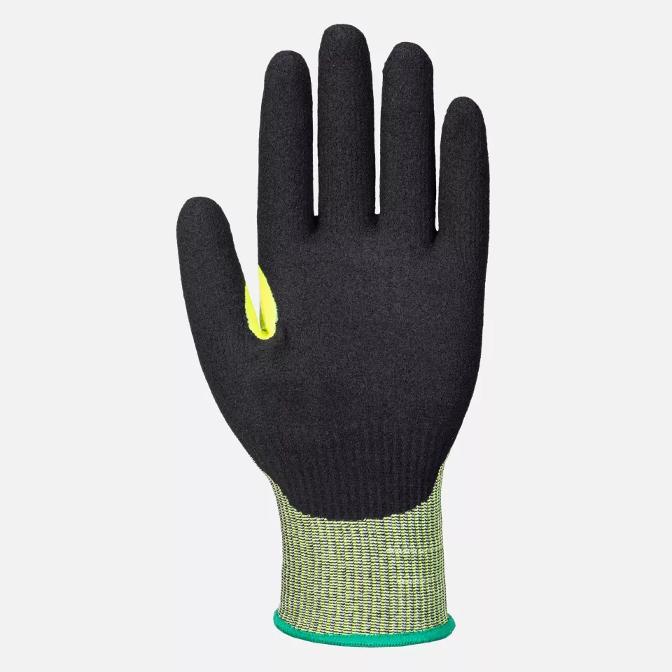 Portwest A650G8R, CS Cut E15 Nitrile Glove, Grey/Black, image 2, gallery thumbnail