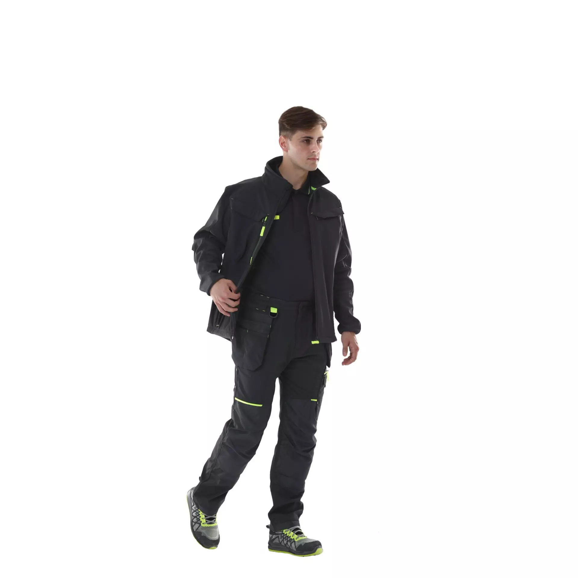 Portwest T753BKR, WX3 Eco Hybrid Softshell (2L), Black, image 6
