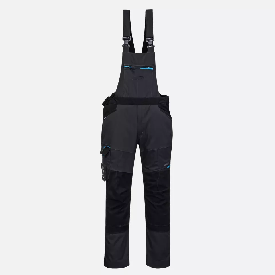 Portwest T704MGR, WX3 Bib and Brace, Metal Grey, image 1, gallery thumbnail