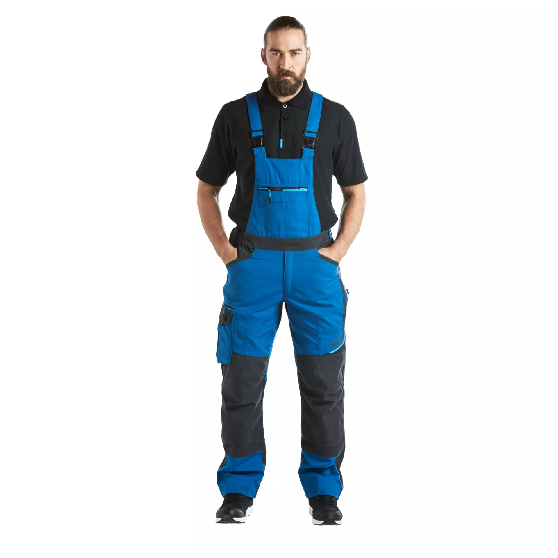 Portwest T704PBR, WX3 Bib and Brace, Persian Blue, image 3