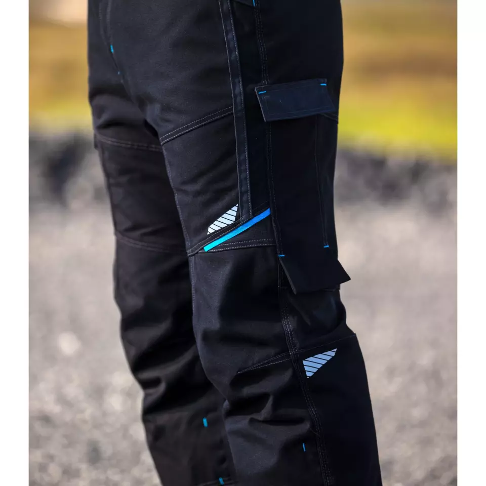 Portwest FR402BKR, WX3 FR Modaflame Service Trousers, Black, image 4, gallery thumbnail