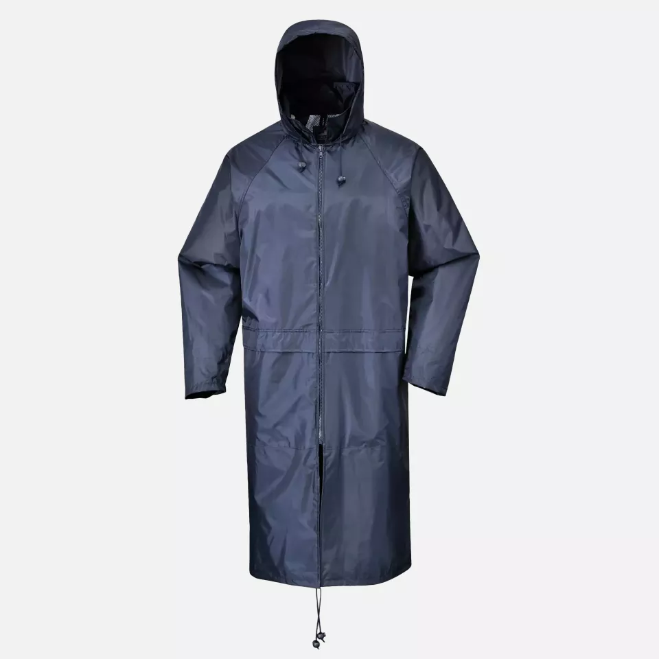 Portwest S438NAR, Classic Rain Coat, Navy, image 3, gallery thumbnail