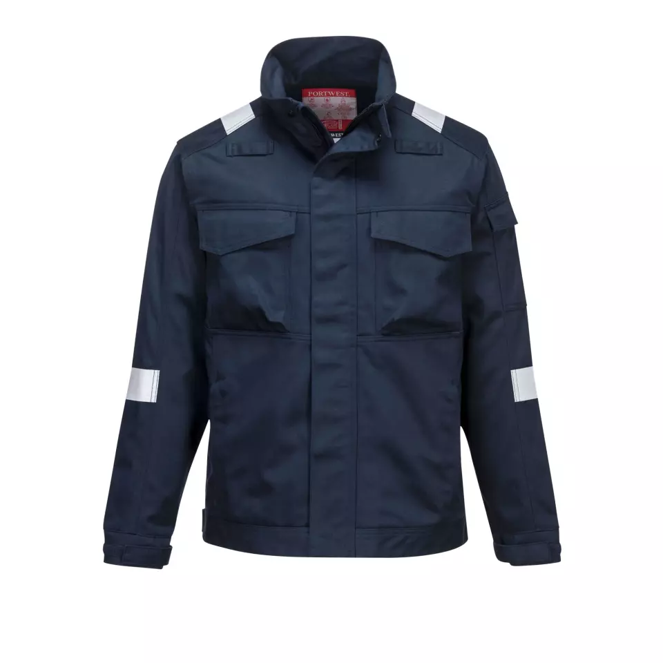 Portwest FR68NAR, Bizflame Industry FR Jacket, Navy, image 1, gallery thumbnail