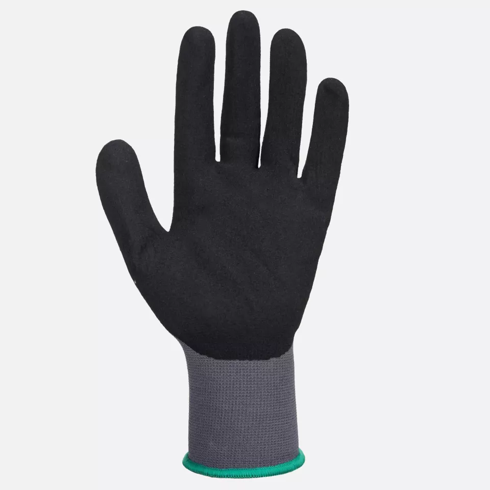 Portwest A350BKR, DermiFlex Glove, Black, image 3, gallery thumbnail