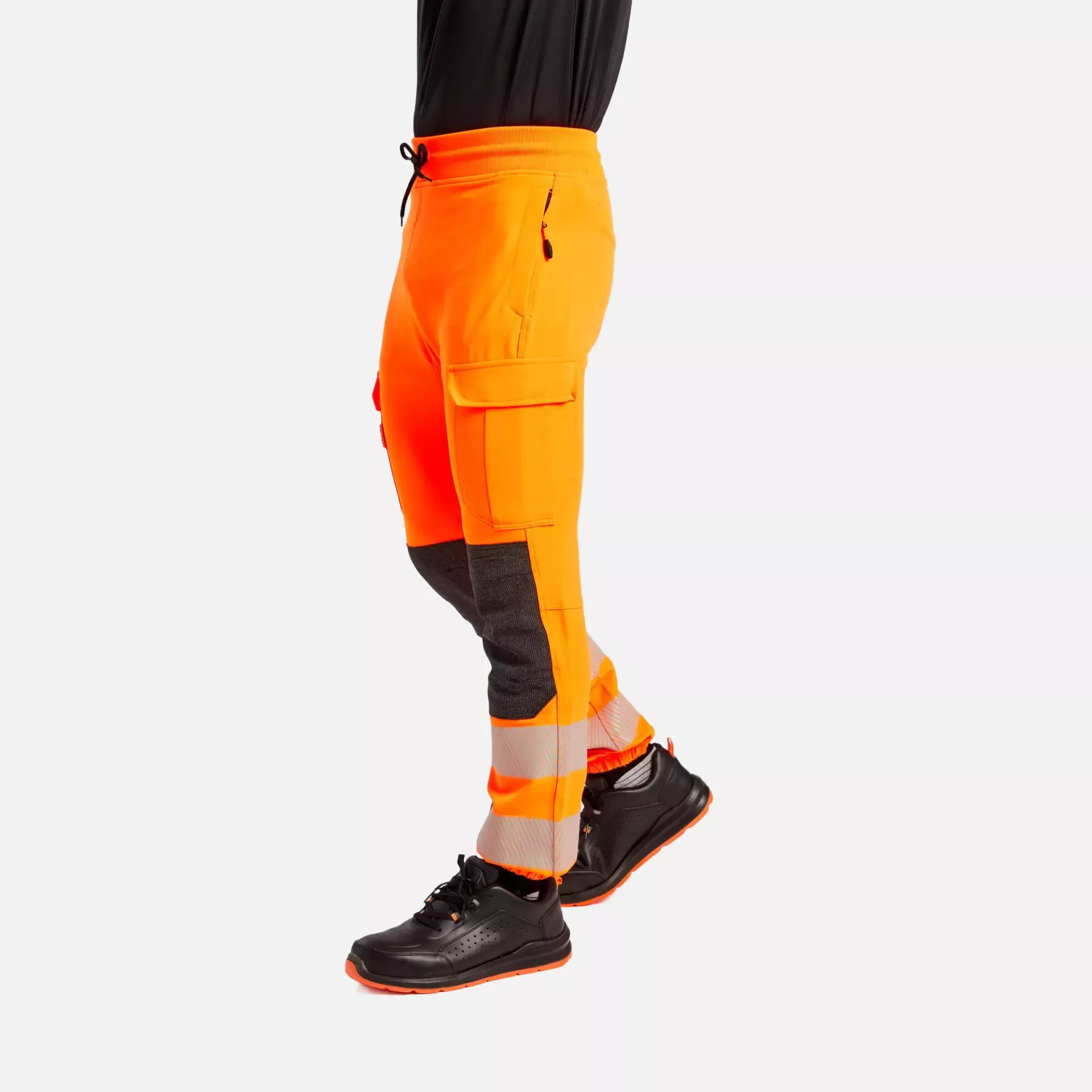 Portwest KX346OBR, PW3 Hi-Vis Flexi Jogginghose, Orange/Schwarz, image 6