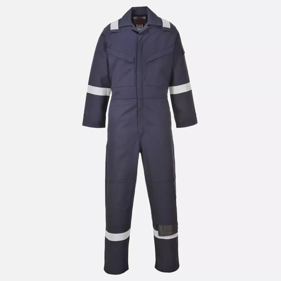 Portwest FF50NAR, Bizflame Work Aberdeen FR Coverall, Navy, image 1, gallery thumbnail
