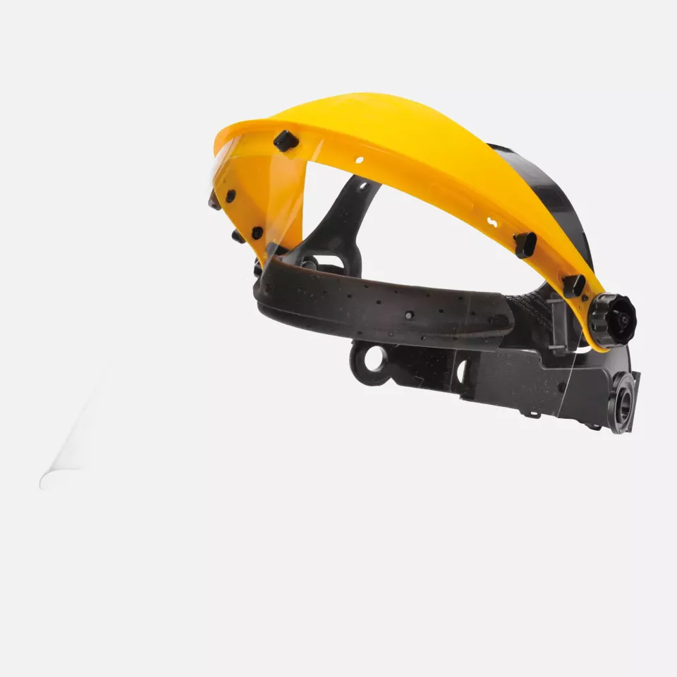 Portwest PW91CLR, Browguard with Clear Visor, Clear, image 1, gallery thumbnail