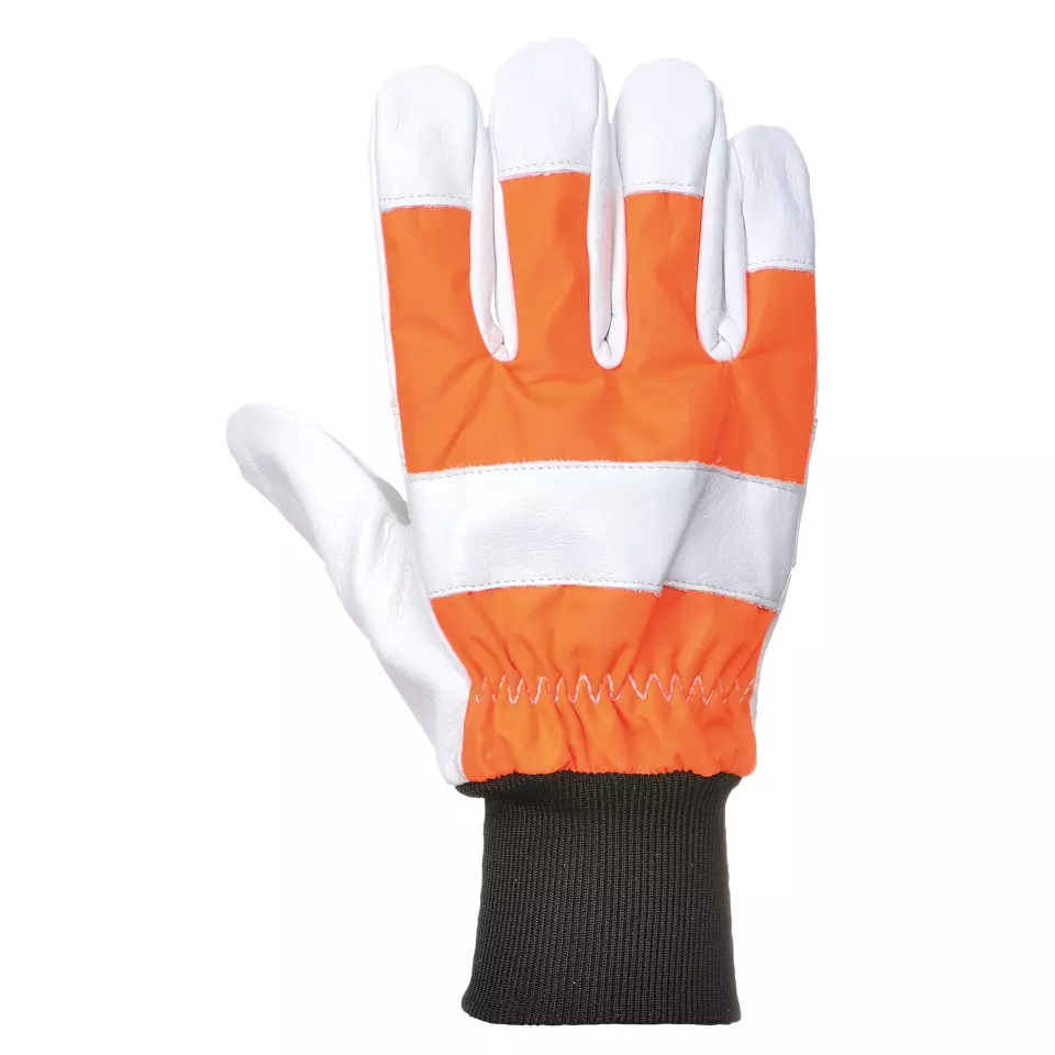 Portwest A290ORR, Oak Chainsaw Protective Glove (Class 0), Orange, image 1, gallery thumbnail