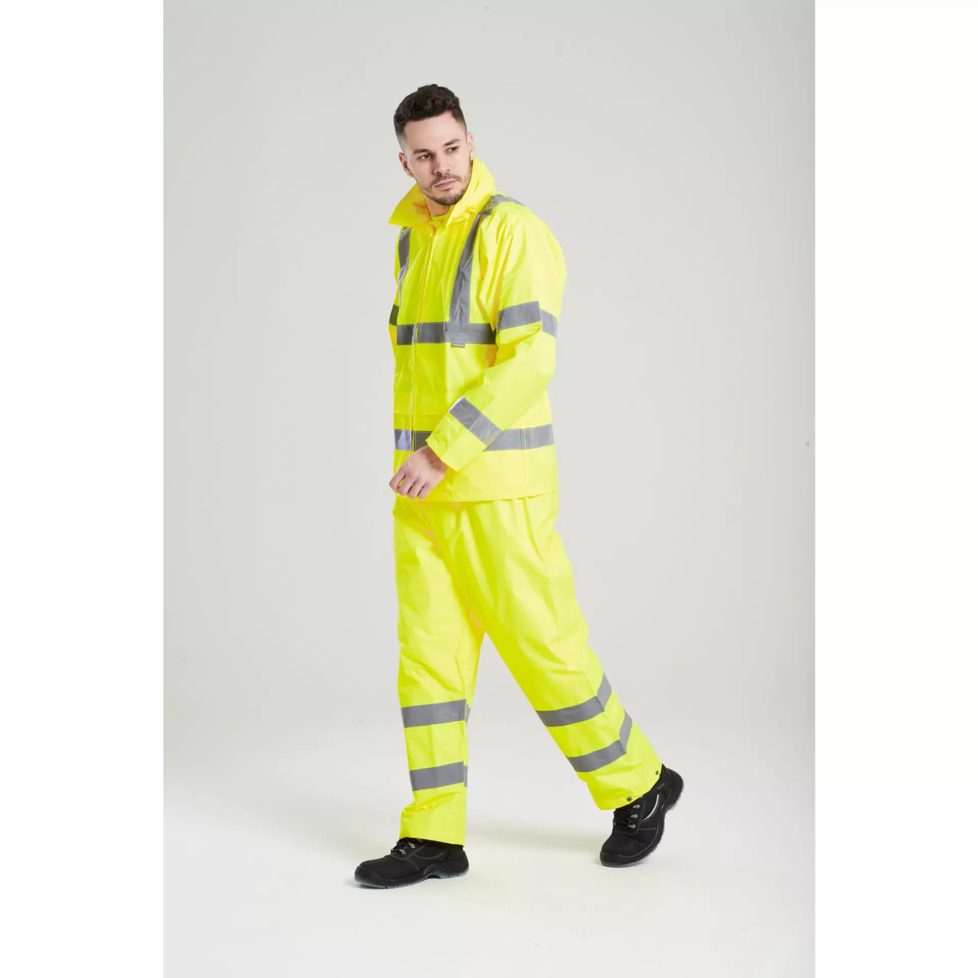 Portwest H440YER, Hi-Vis Rain Jacket, Yellow, image 9