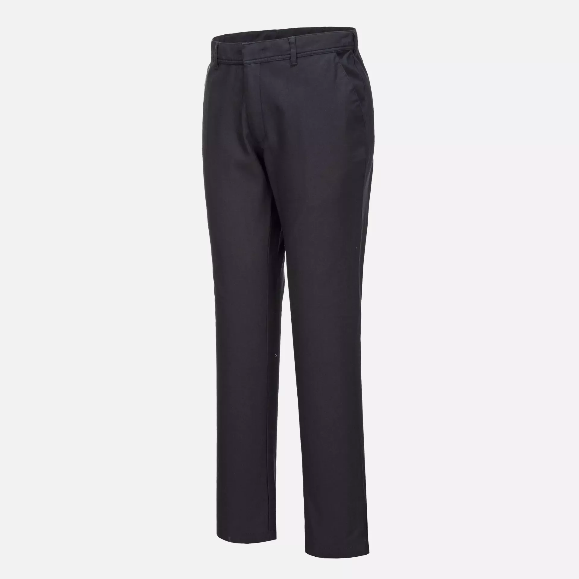 Portwest S232BKS, WX2 Eco Stretch Slim Chino Trousers, Black Short, image 3
