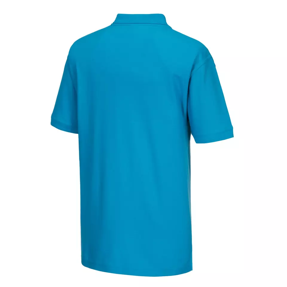 Portwest B210AQR, Naples Polo Shirt S/S, Aqua, image 7, gallery thumbnail