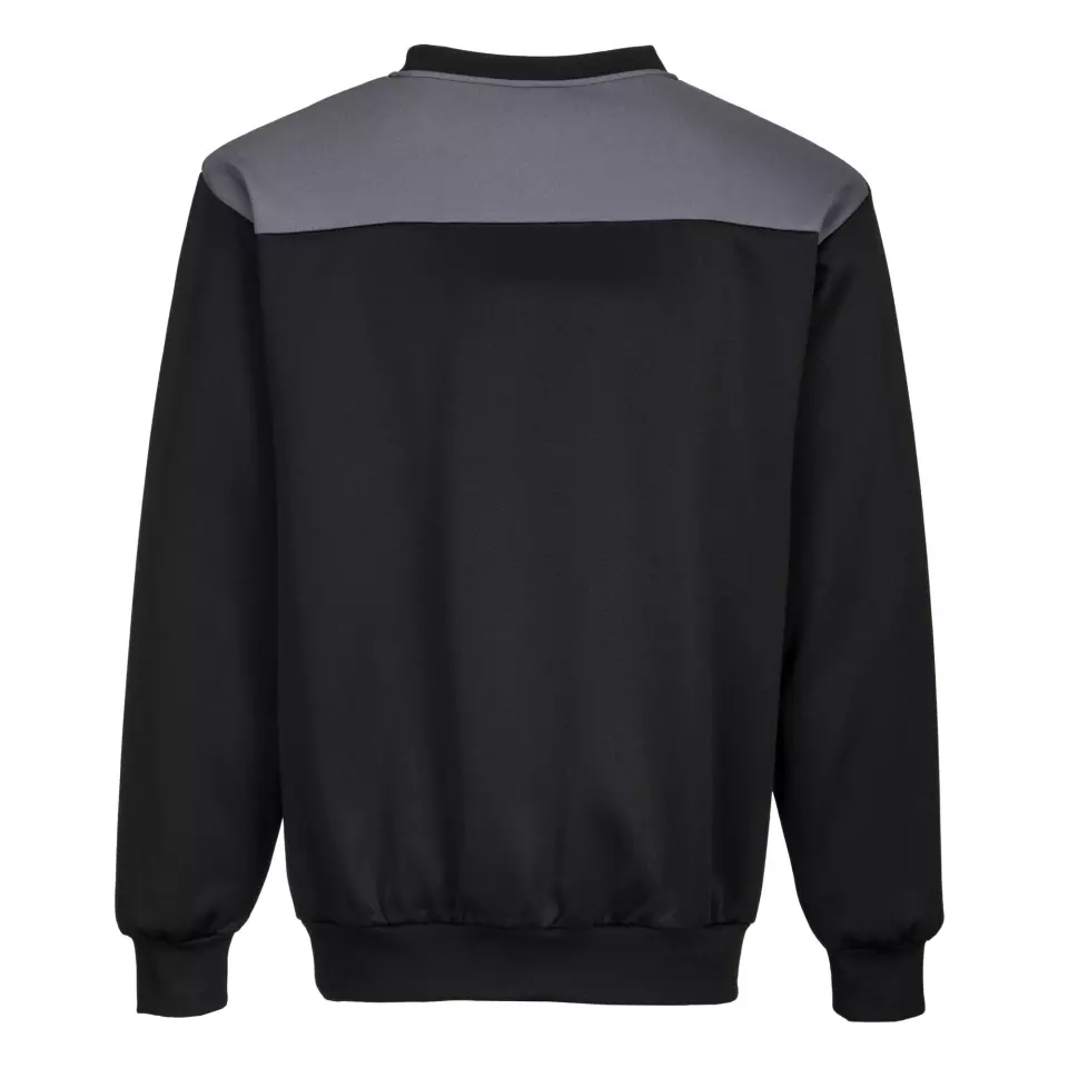 Portwest PW273BZR, PW2 Sweatshirt, Black/Zoom Grey, image 2, gallery thumbnail