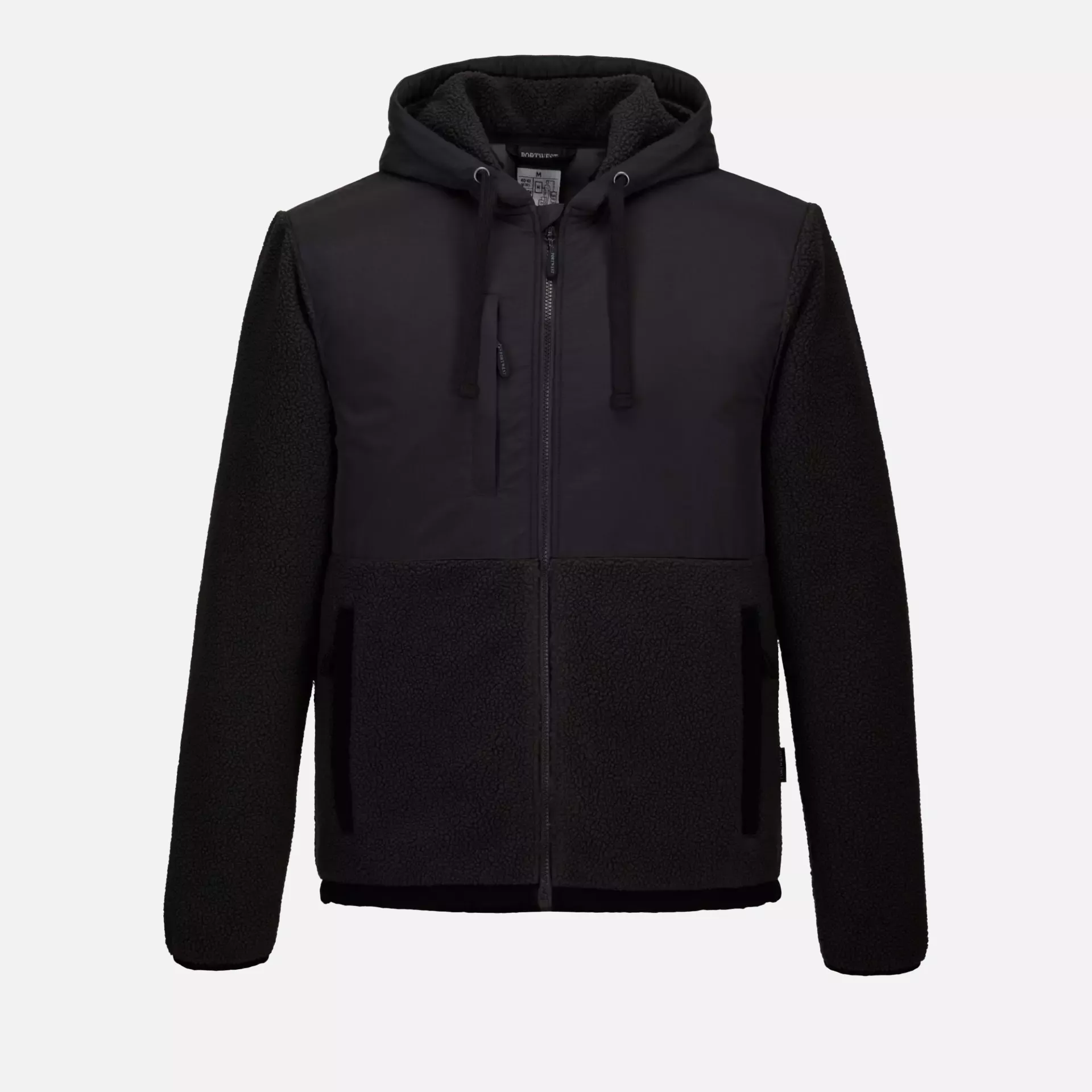 Portwest KX371BKR, KX3 Borg Fleece, Black, image 1