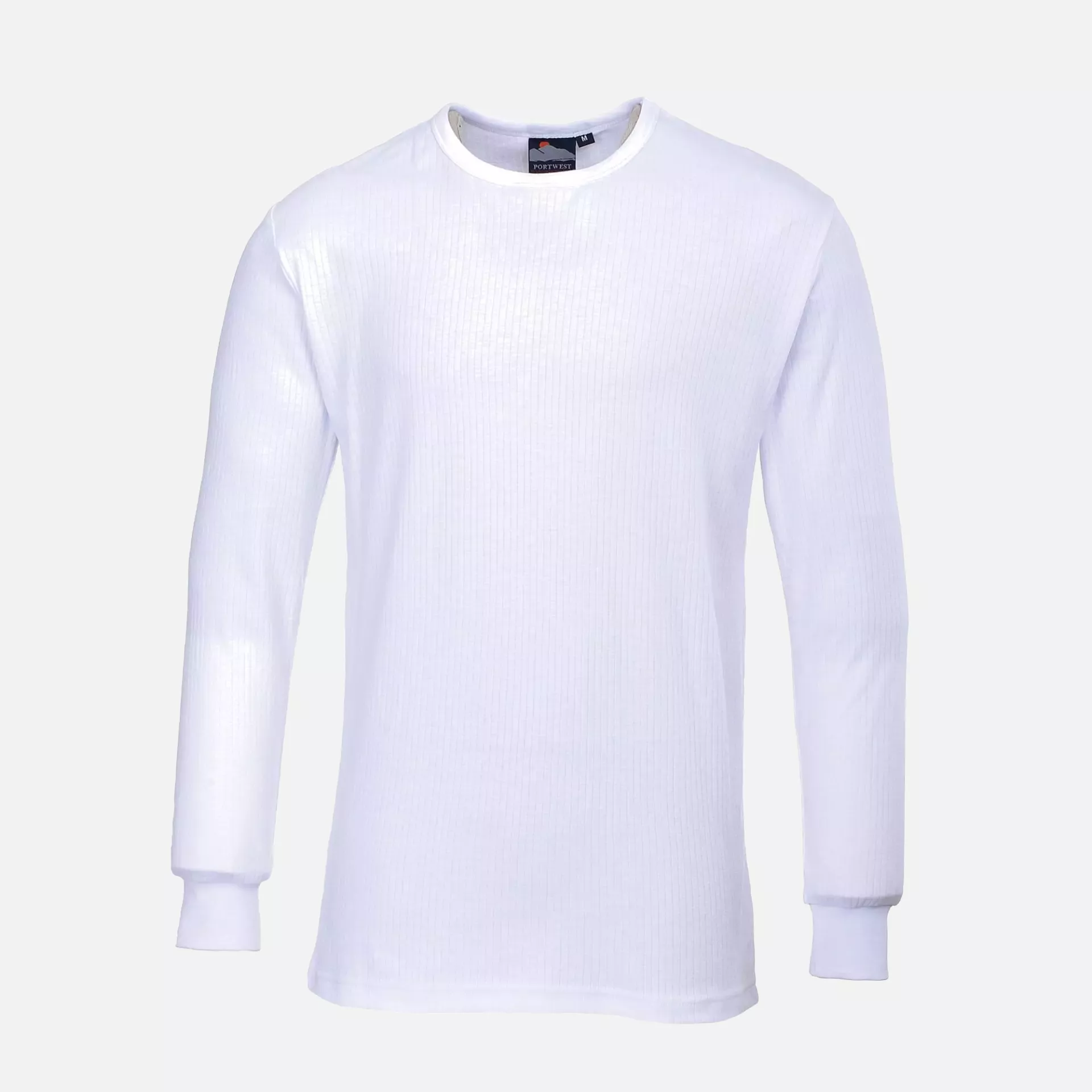 Portwest B123WHR, Thermal T-Shirt Long Sleeve, White, image 1