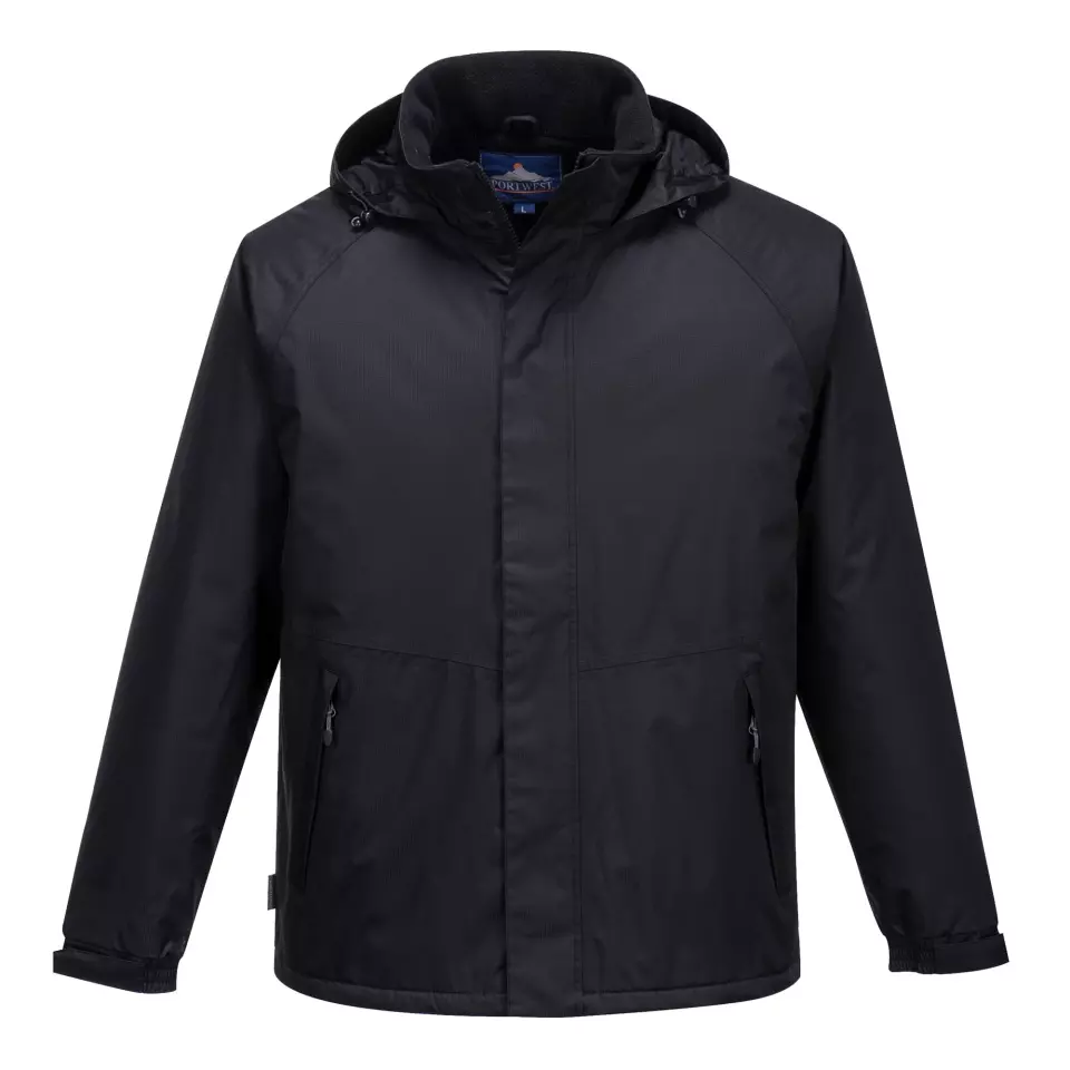 Portwest S505BKR, Limax Ripstop Winter Jacket, Black, image 4, gallery thumbnail