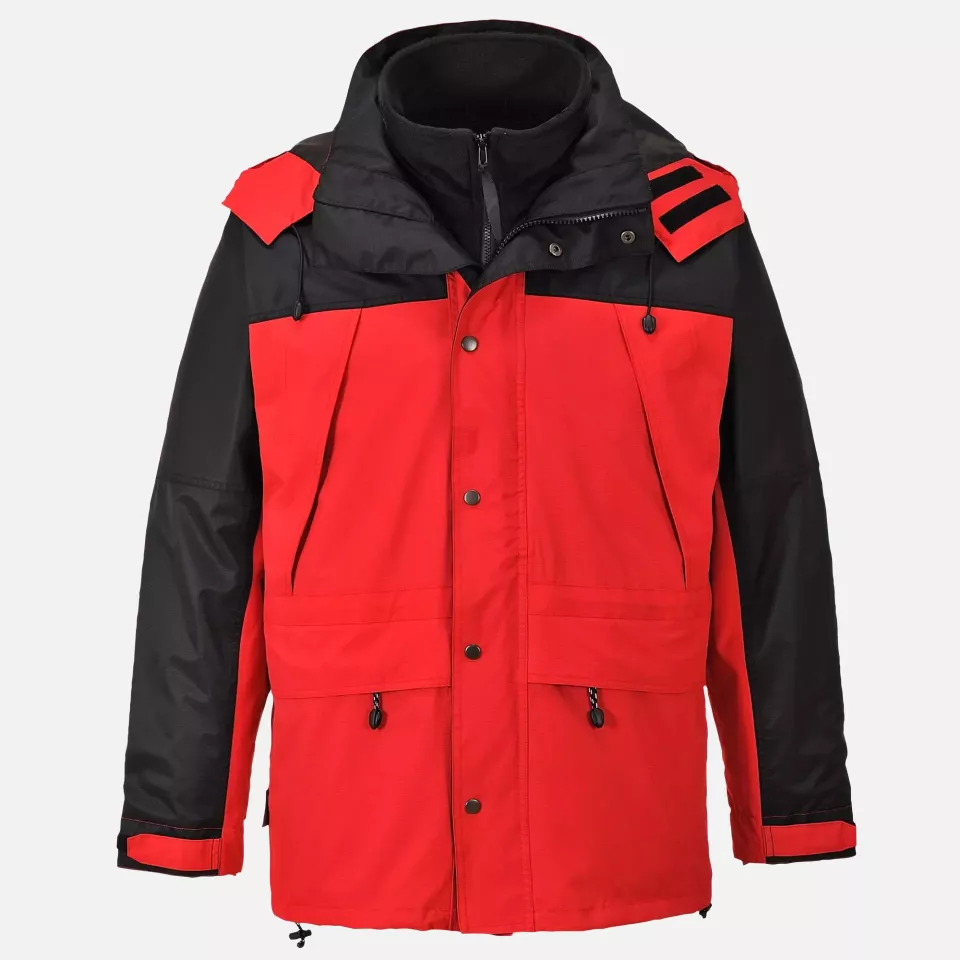 Portwest S532RER, Orkney 3-in-1 Jacket, Red, image 1, gallery thumbnail