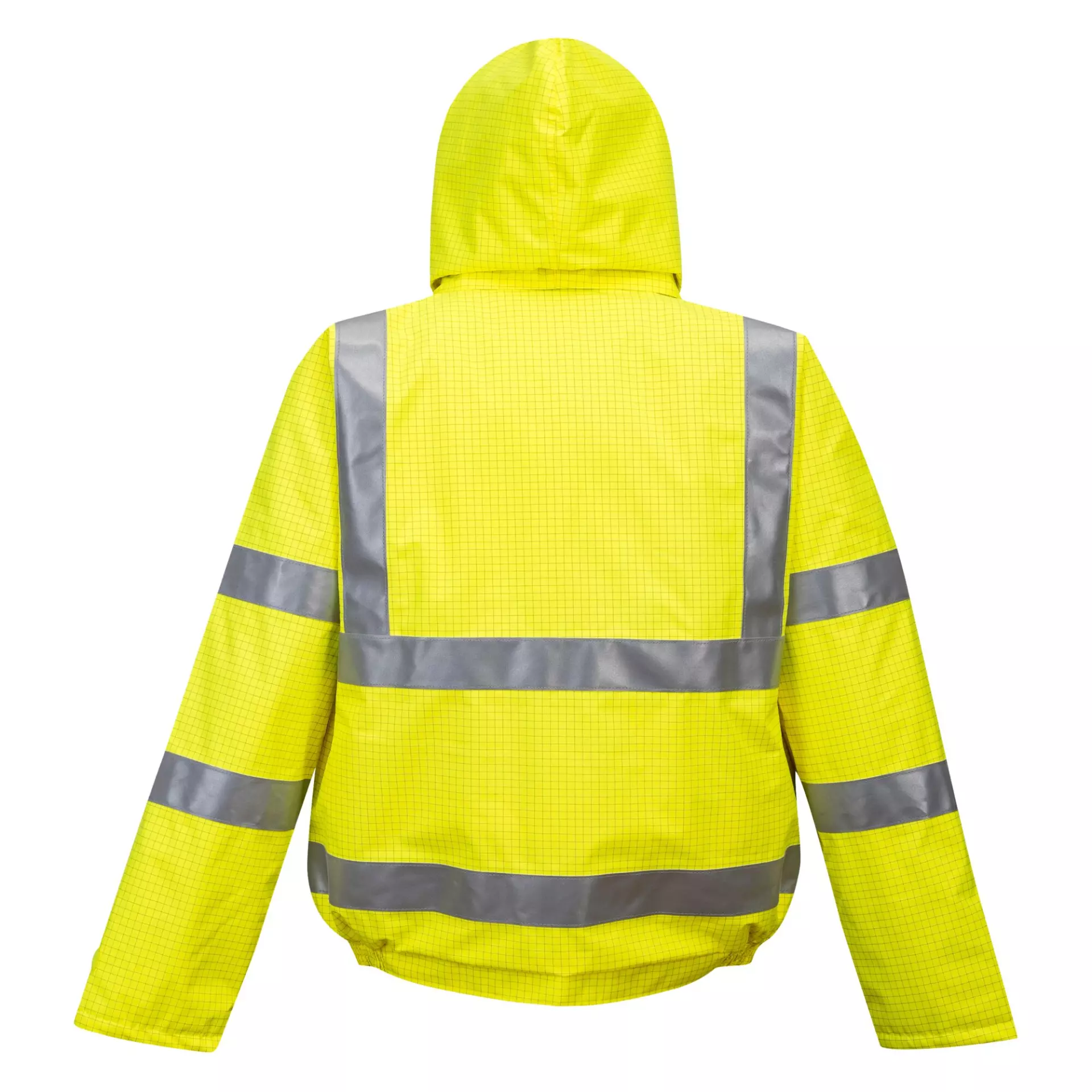 Portwest S773YER, Bizflame Rain Hi-Vis Antistatic FR Bomber Jacket, Yellow, image 3