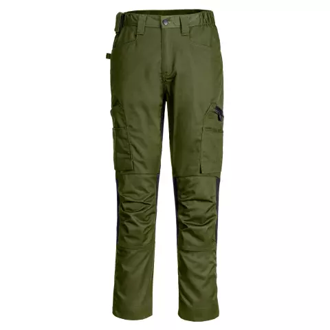CD881OGR, Portwest WX2 Eco Stretch Bundhose, Olivgrün