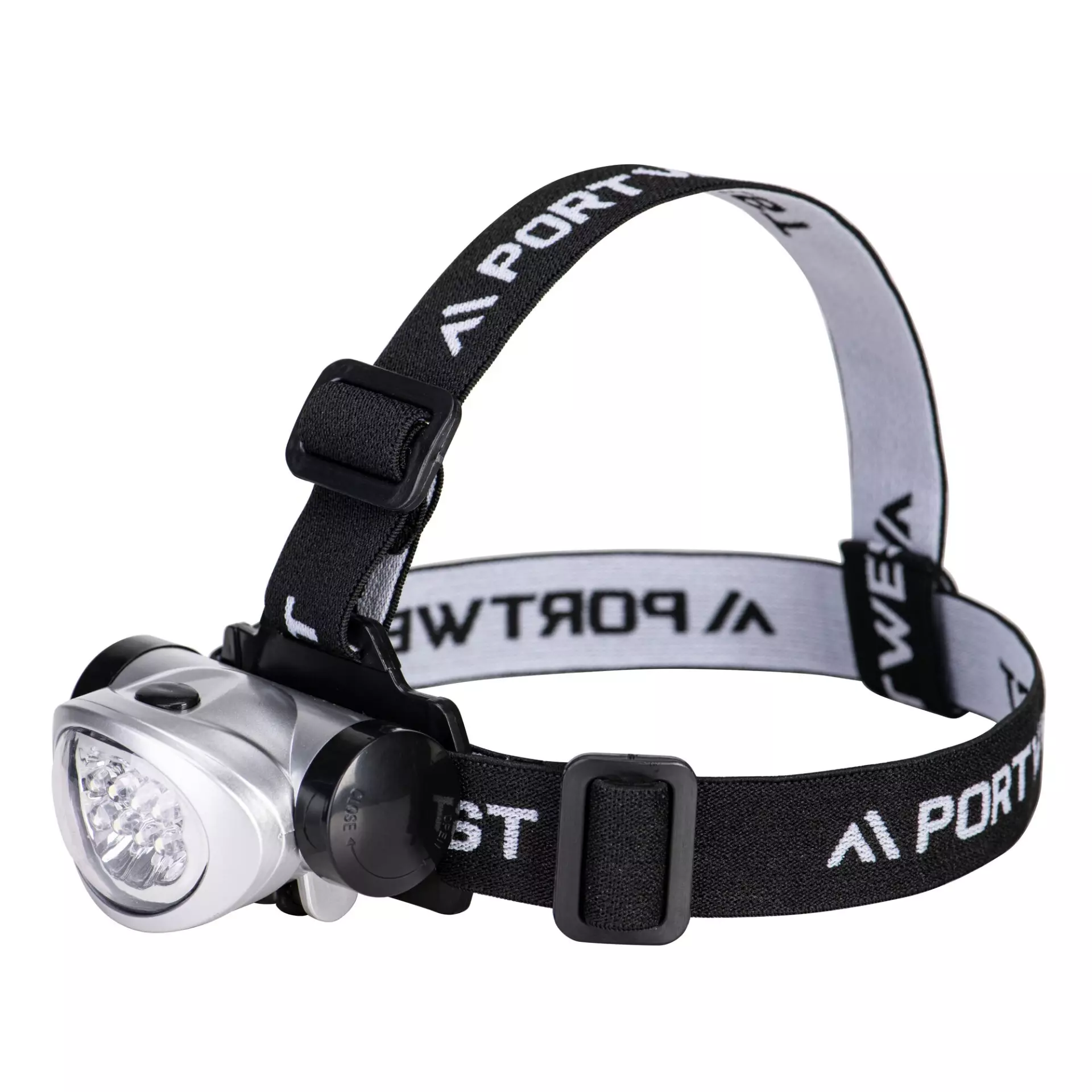 Portwest PA50SIR, LED-otsalamppu, hopea, image 1