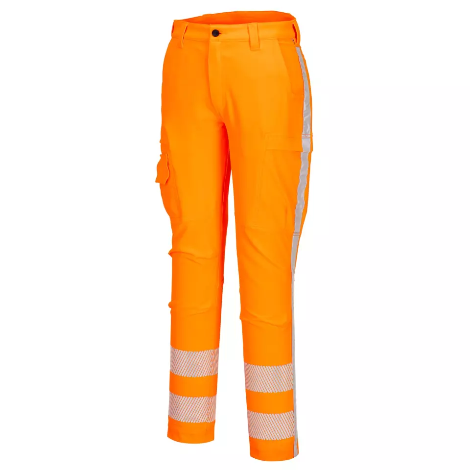 Portwest R440ORR, RWS Warnschutz-Stretch-Arbeitshose, Orange, image 4, gallery thumbnail