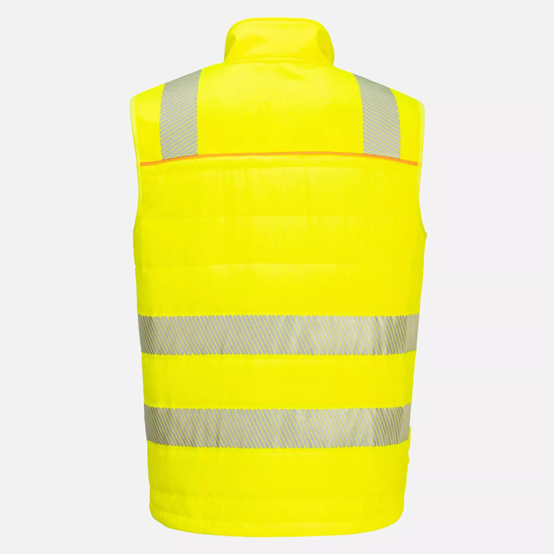 Portwest DX479YBR, DX4 Hi-Vis Hybrid Baffle Bodywarmer, Yellow/Black, image 2