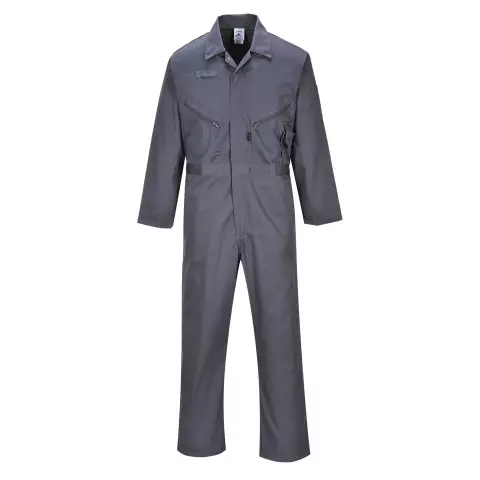Portwest Liverpool Zip Coverall, Graphite Grey