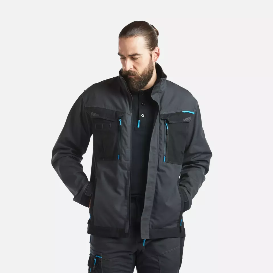 Portwest T703MGR, WX3 Work Jacket, Metal Grey, image 3, gallery thumbnail