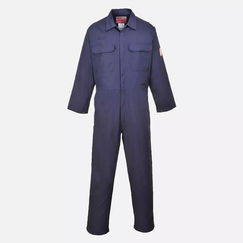 Portwest FR38NAR, Bizflame Work Pro Coverall, Navy, image 3, gallery thumbnail